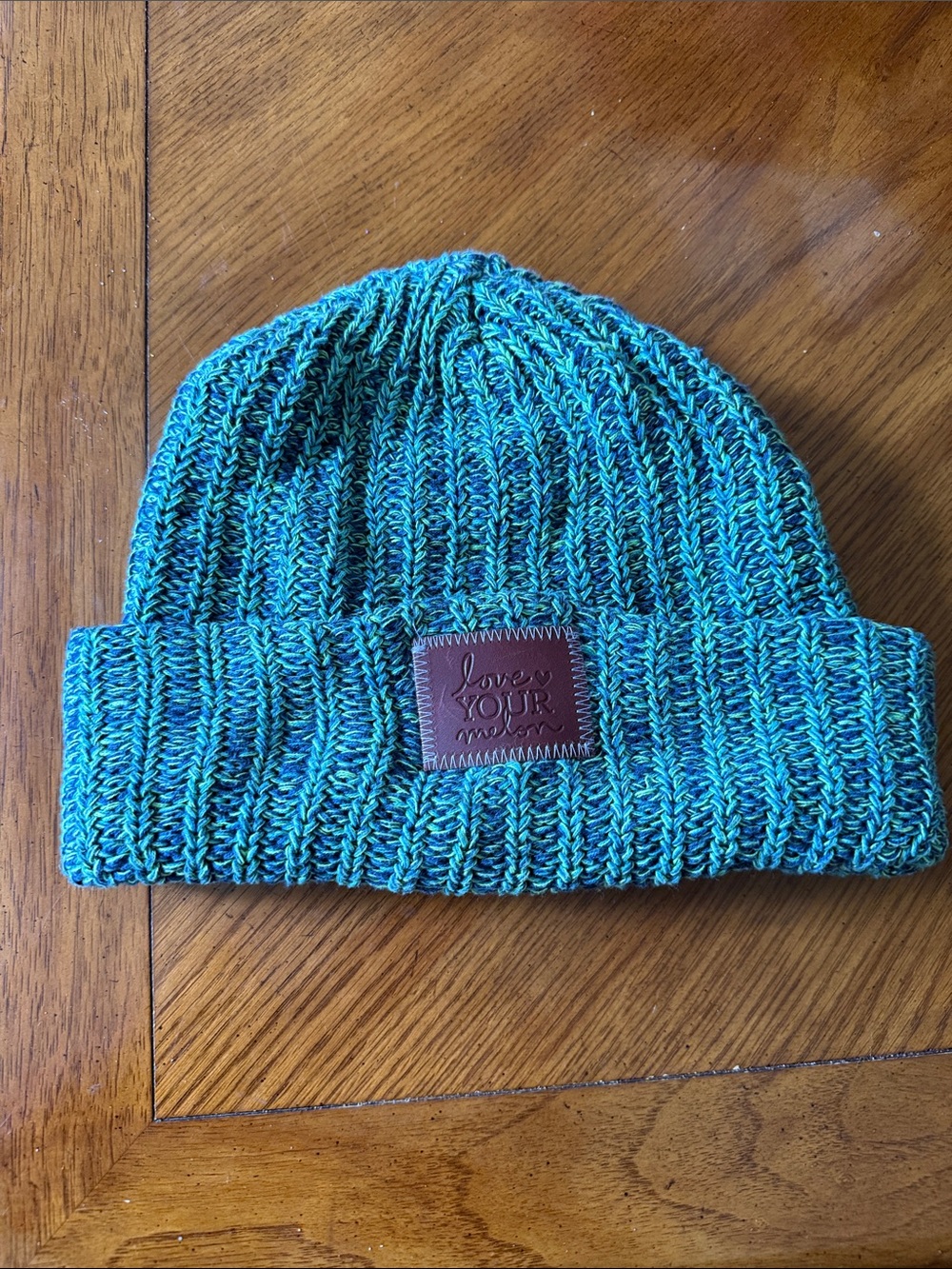 Love Your Melon Teal Knit Beanie